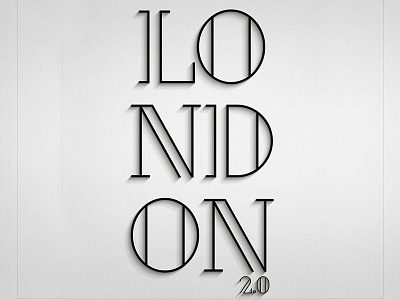 London (Free Font) alphabet color colour experimental font free graphic illustration letters typography