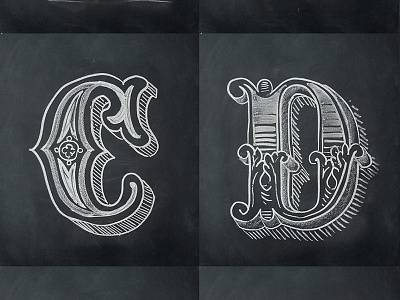 Chalk Alphabet alphabet chalk handmade lettering