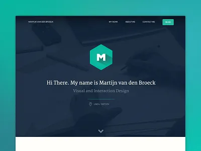 Portfolio Launch flat interaction design portfolio redesign ui umeå visual design webdesign