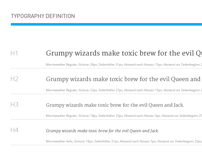 Stylesheet: Typography css head raptus sheet style text title typography