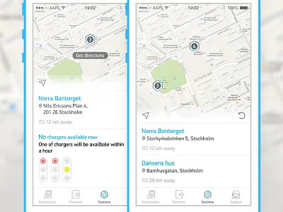 Laddpunkten application flat icons interface ios ios8 iphone ui ukraine ux