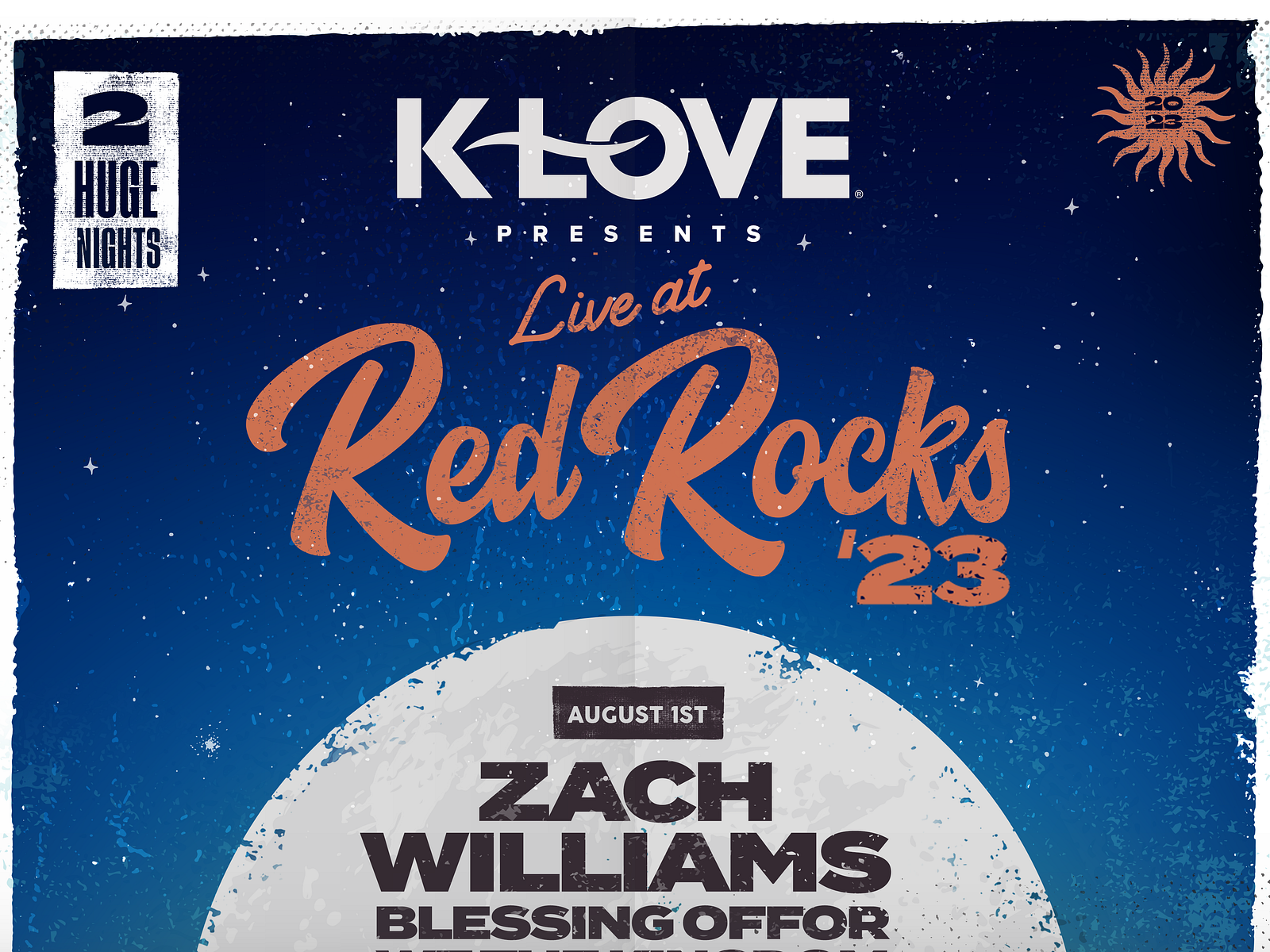 KLOVE Red Rocks 2023 by Renee Butor on Dribbble