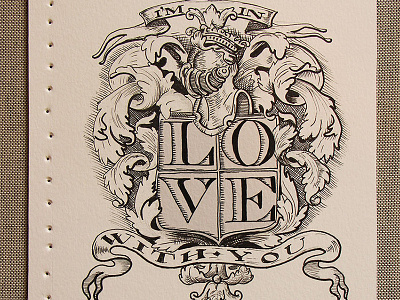 The Love Booklet experimental graphic handmade illustration lettering type typography