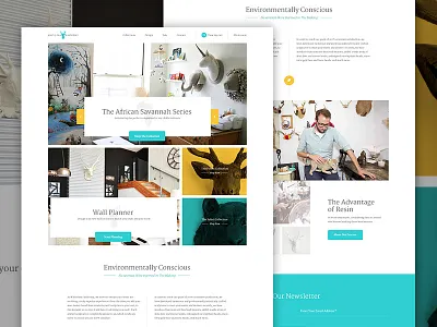 WFT Full clean design e commerce ecommerce elegant seagulls grid overlay product shop store web white