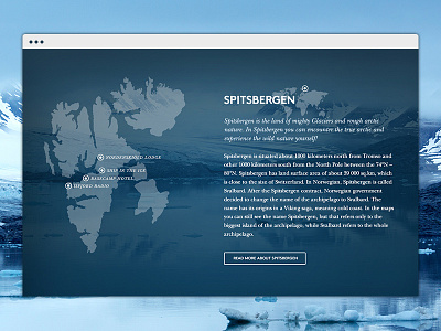 Freeeezing mountains! interstellar landing page mountains wip