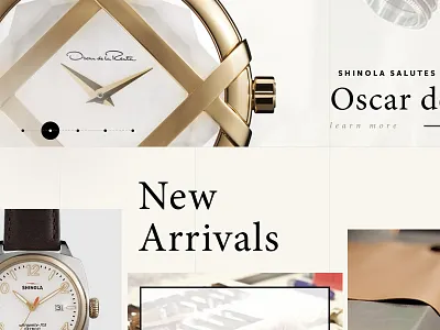 Shinola redesign shinola ui ux watch website watches web web design