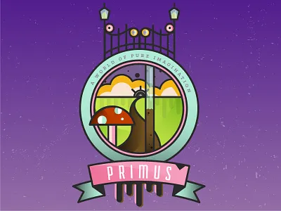 Primus and the Chocolate Factory album art album tribute logo music primus primus and the chocolate factory tribute tribute design vector willy wonka wonka