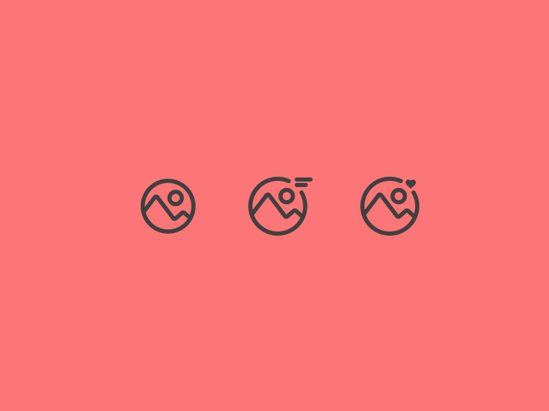 Icons for an Upcoming Project camera colors heart icon iconography icons line minimal phone set simple suite