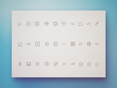 bank icons set