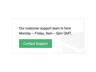 Support Side Box button capsule clean customer support icon ui website design
