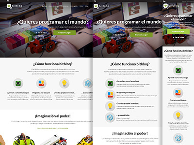 Responsive landing page adaptative background electronic icons image kid lato responsive
