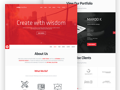 Wise Creative app design blog design blog homepage creative freelance homepage icon design istanbul project startup web design wordpress