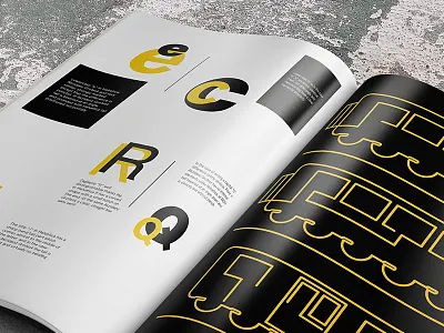 Magazine design essey letters magazine newyork page railway subway typography wagon