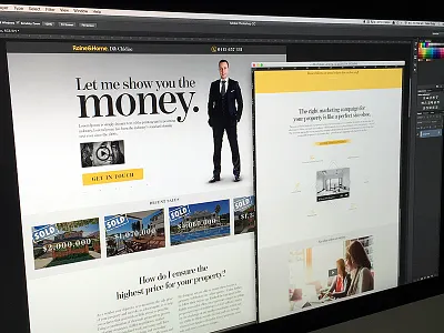 Raine&Horne Landing Page conversion rate optimisation cro high converting landing page landing page lead capture lead magnet real estate real estate agent