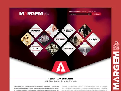 Patent and Trademark Office - MARGEM company web site design patent company web site webdesign website