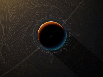Lost in the Void map sci fi space vector