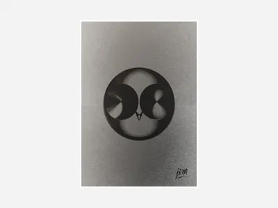 Owl world brancusi face ibarrez jira owl poster sculpture style