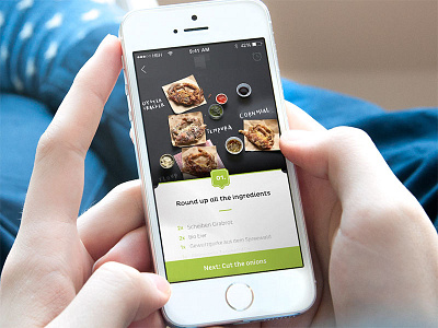 Recipe view cooking food ios ios7 ios8 ipad iphone recipe ui ux