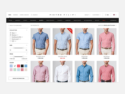 Pietro Filipi Product Category category clothes collection fashion men nesetril onlie store pietro pietro filipi shirts shop