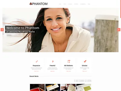 Phantom - Powerful WordPress Business and Portfolio Theme business portfolio seo slider theme widgets wordpres theme wordpress