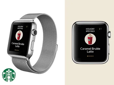 Starbucks Apple Watch Concept app apple application ios iphone starbucks ui watch