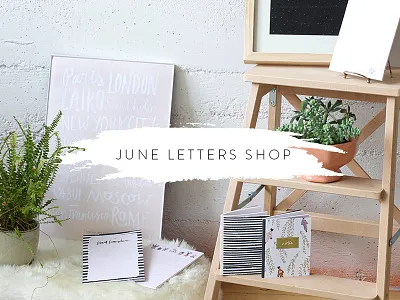 June Letters Shop! design illustration lettering shop