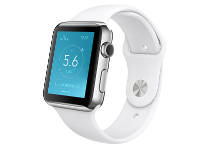 CRNT App Watch app apple watch data flat info interface ios mobile surf ui ux watch