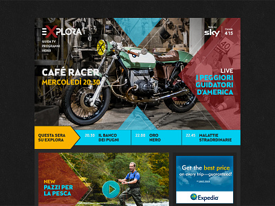 Explora channel explora home page show site television tv video website