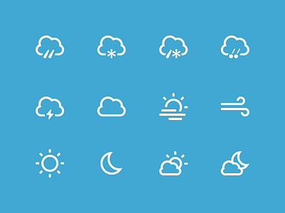 Weather Icons free freebie glyphs icon icons set