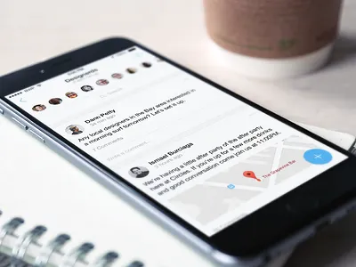 iOS Project 6 app conversation friends iphone location photos private