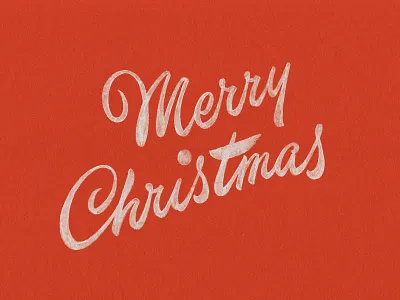 Merry Christmas brush lettering brush script hand lettering lettering script texture typography