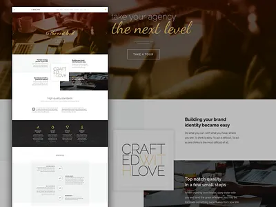 Agency Home agency grid landing page web design wordpress theme