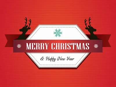 FREE Christmas and Happy New Year Greeting Cards christmas decorative emblems free freebie greeting cards labels