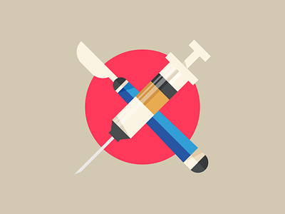 medical supplies icons elements icon illustration infographic medical scalpel supplies