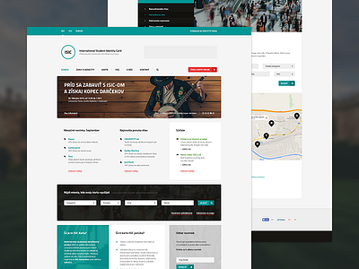 ISICsk Redesign Concept concept euro26 eyca isic itic photoshop redesign student web website