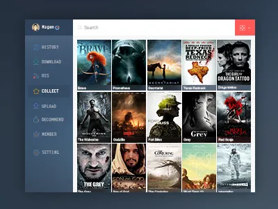 video blurry broadcast color design film flat icon interface ipad poster ui video