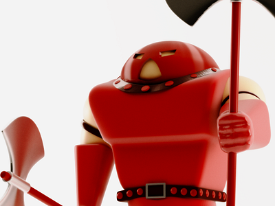 Jugger-Nut Toy 3D Model 3d 3d process 3d rendering blender lighting model modeling process render toy design toys