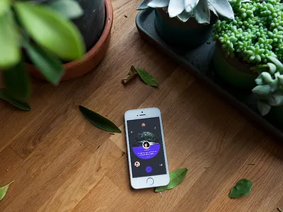 succulent app community design flat ios messaging photography plant share ux