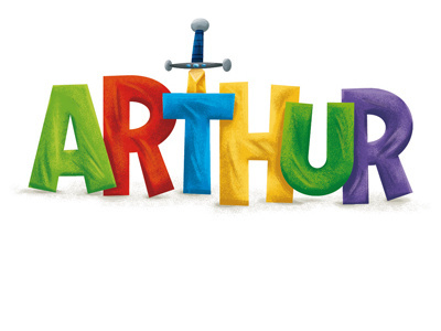 Birthcard Arthur arthur birth card illustration legend sword