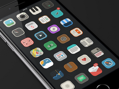 noble icons cydia flat icon icons illustration ios ios8 iphone theme winterboard
