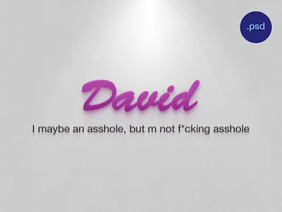 LOGO Wall Template(Editable) asshole company logo david light logo logo wall psd vi