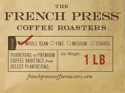 Coffee Shop - Rubber Stamp bag coffee packaging rubber stamp