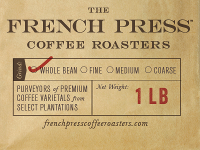 Coffee Shop - Rubber Stamp bag coffee packaging rubber stamp