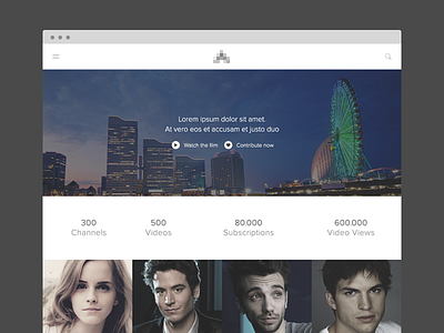 Network home 1 apple branding clean concept flat product simple user interface web website