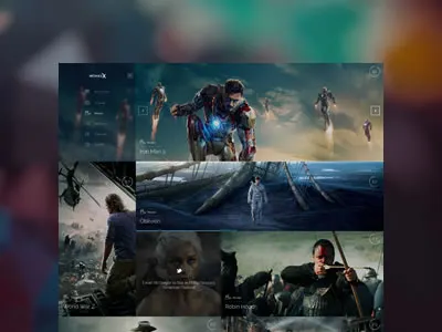 Moviesx blog flat movie on page shop ui ux web design wordpress theme