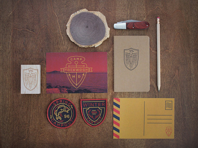 The Comanche Project badge badges crest patch patches postcard print design stamp