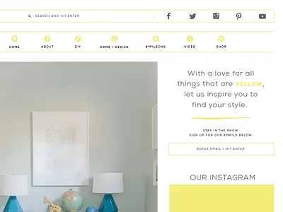 final touches for a corporate blog blog design icons interior design