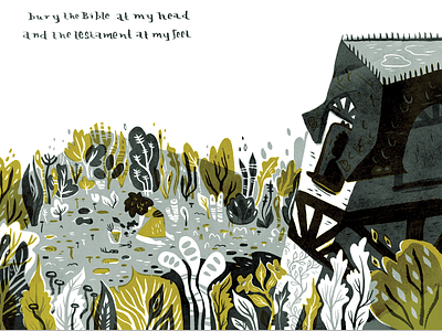 Fatal Flower Garden book comic flower garden ghost story illustration witch