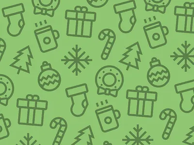 Holiday Icons (Free) christmas designer fuel download free green holiday icons iconset line pattern resource vector