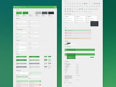 Thompson UI Kit digital textbook platform process style guide thompson ui kit